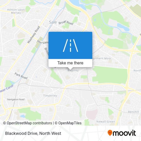 Blackwood Drive map
