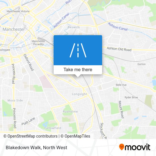 Blakedown Walk map