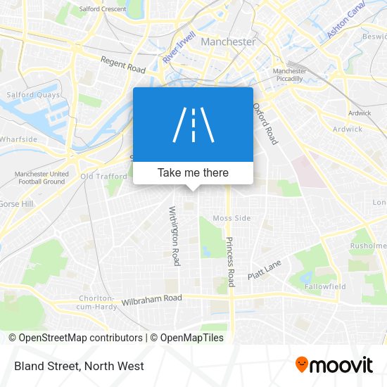 Bland Street map