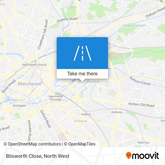 Blisworth Close map