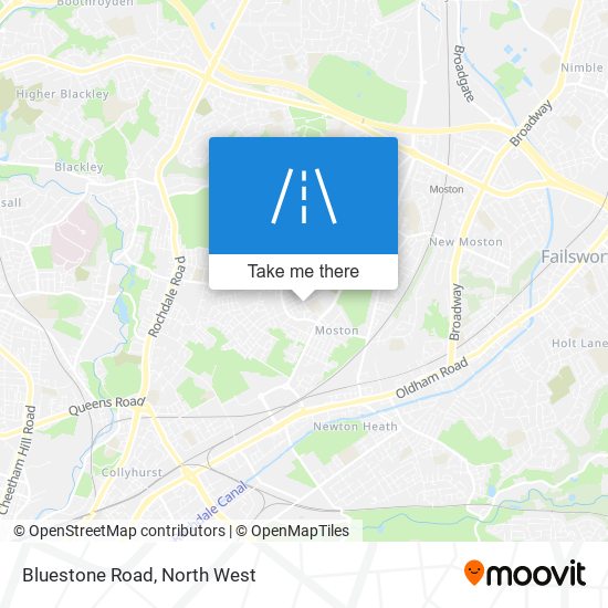 Bluestone Road map