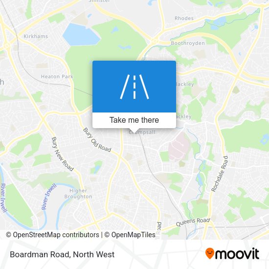 Boardman Road map