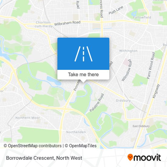 Borrowdale Crescent map