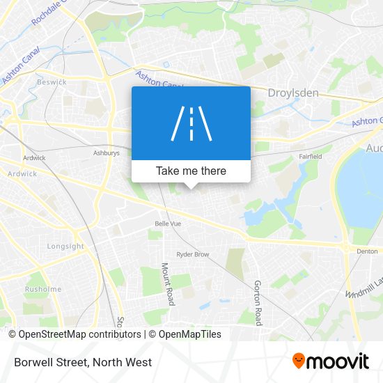 Borwell Street map