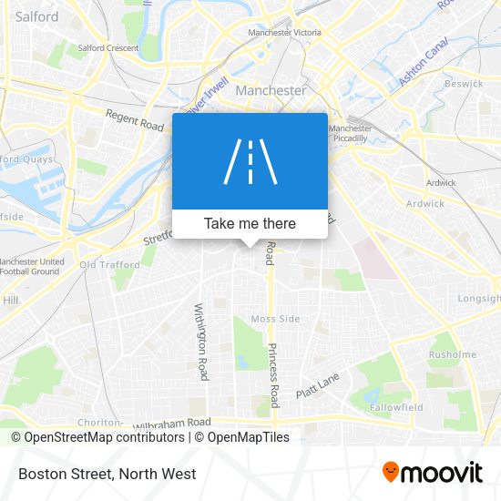 Boston Street map