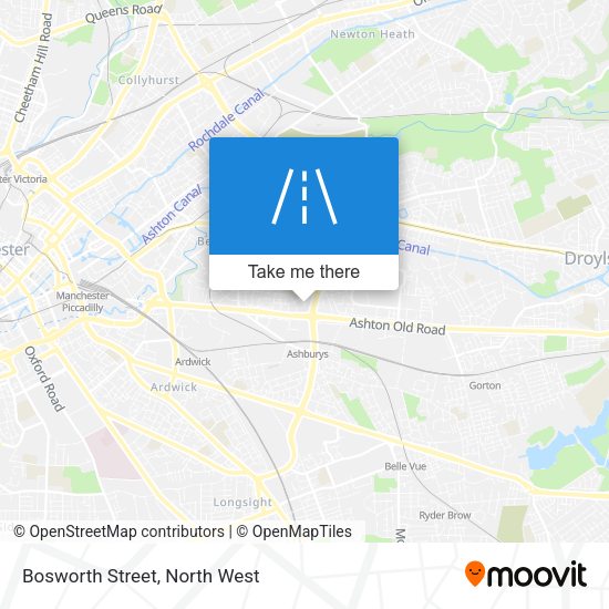 Bosworth Street map
