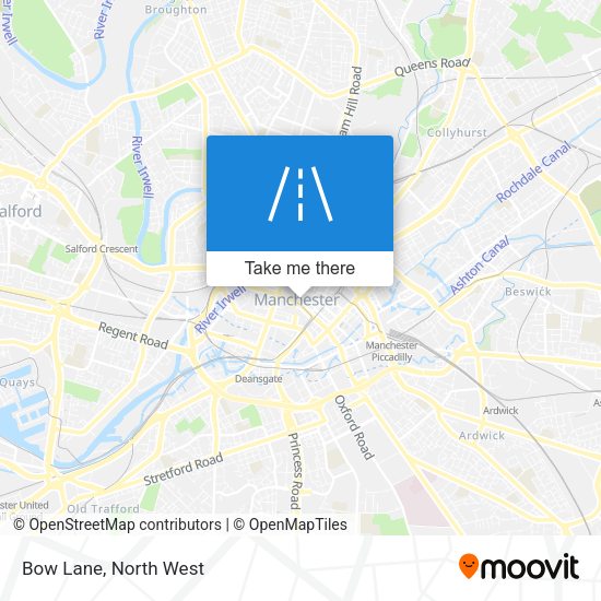 Bow Lane map