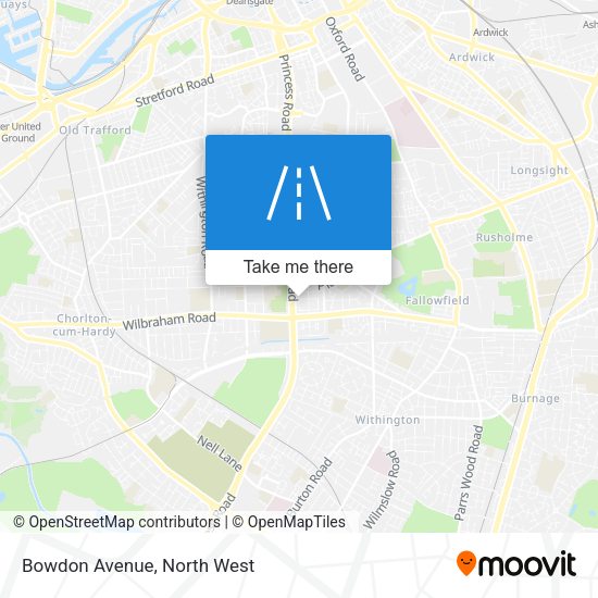 Bowdon Avenue map