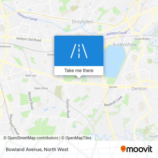 Bowland Avenue map