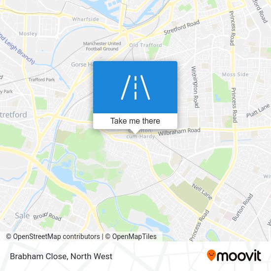 Brabham Close map