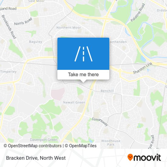 Bracken Drive map