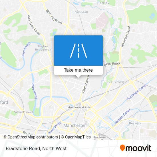 Bradstone Road map