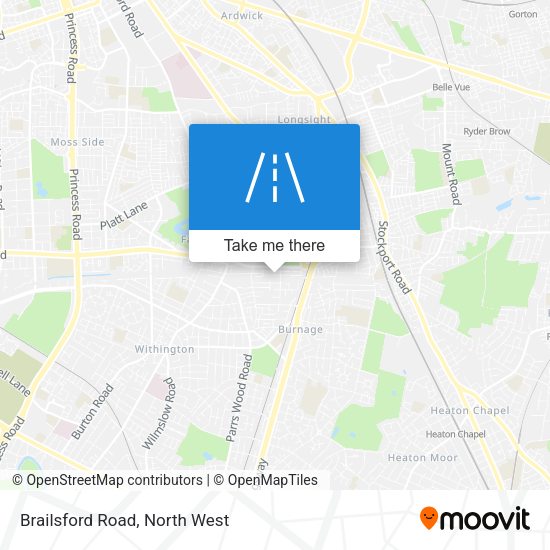 Brailsford Road map