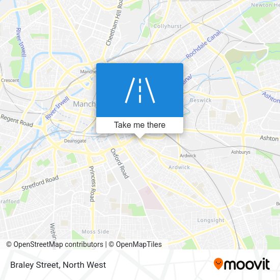 Braley Street map
