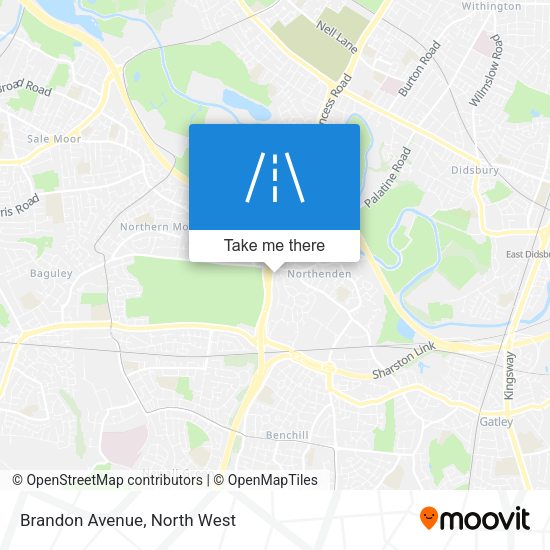 Brandon Avenue map