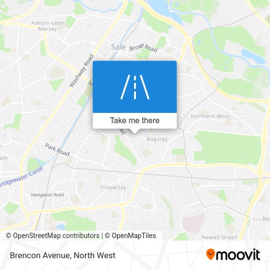 Brencon Avenue map