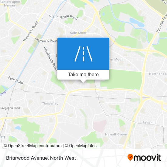 Briarwood Avenue map