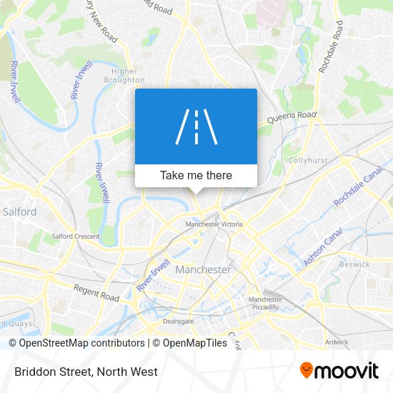 Briddon Street map