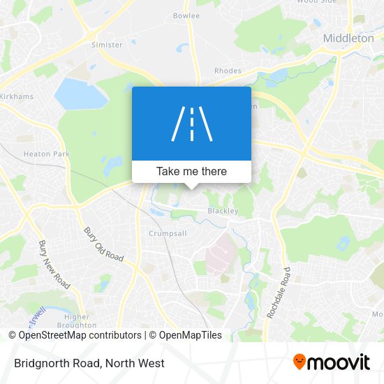 Bridgnorth Road map