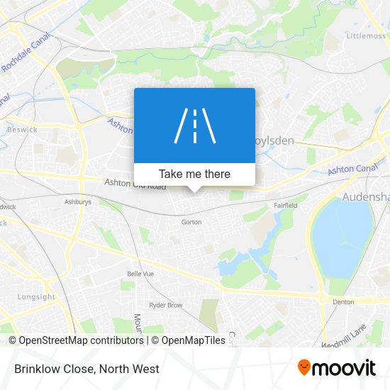 Brinklow Close map