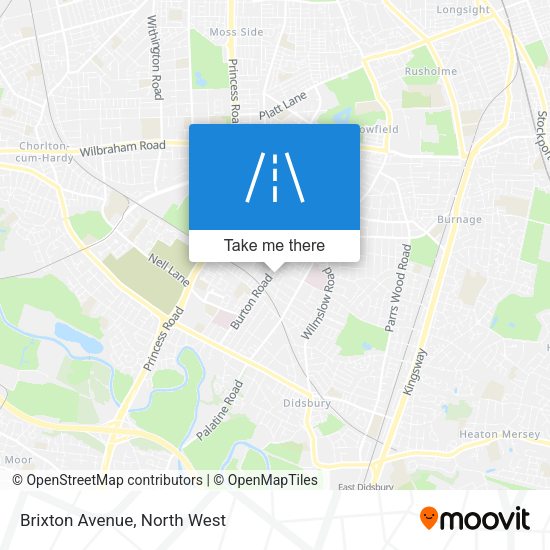Brixton Avenue map