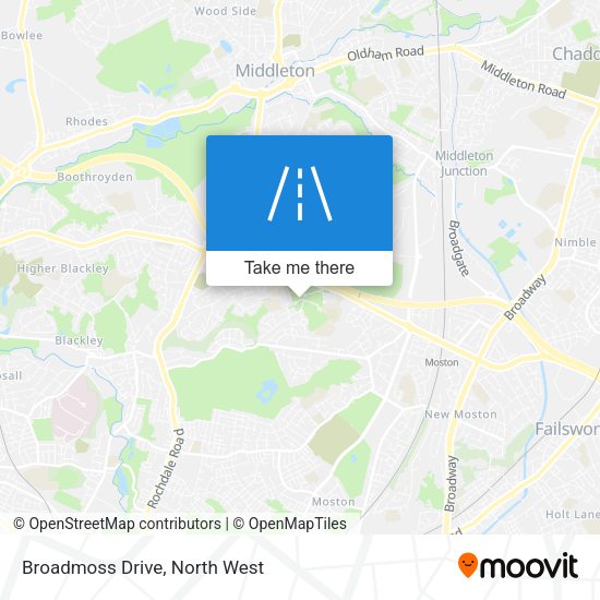 Broadmoss Drive map