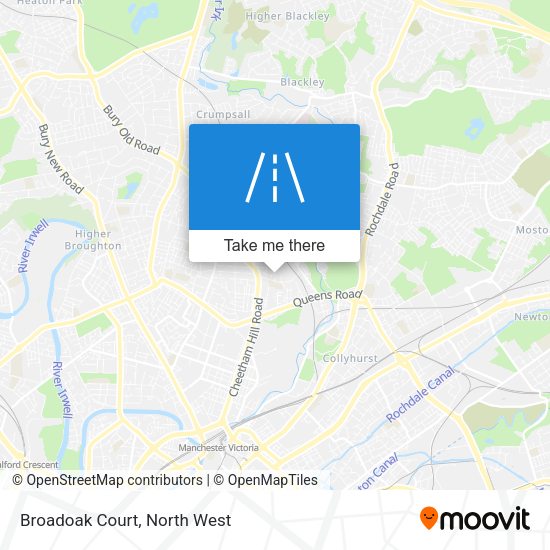 Broadoak Court map