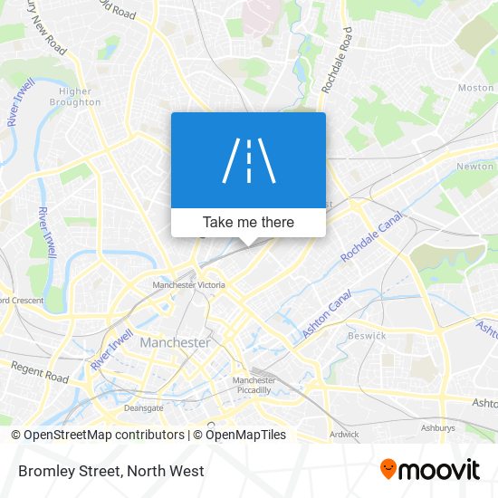Bromley Street map