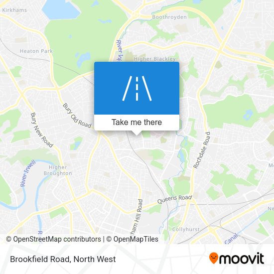 Brookfield Road map