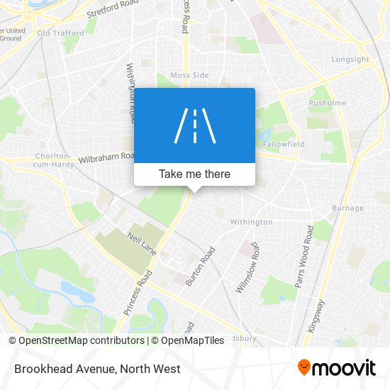 Brookhead Avenue map