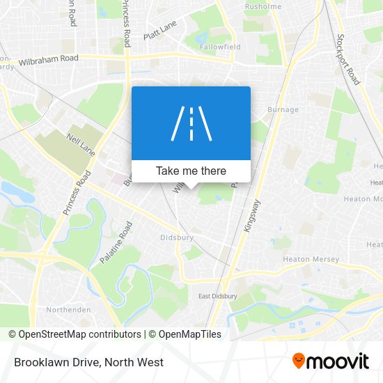 Brooklawn Drive map