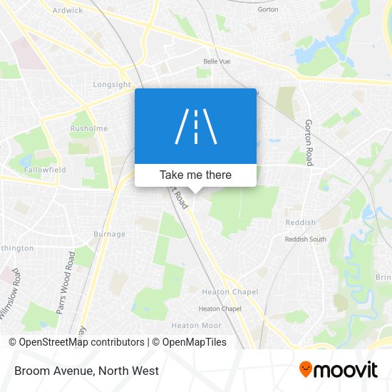 Broom Avenue map