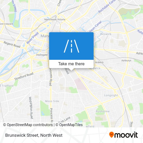 Brunswick Street map
