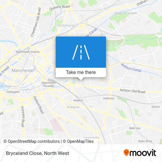 Bryceland Close map