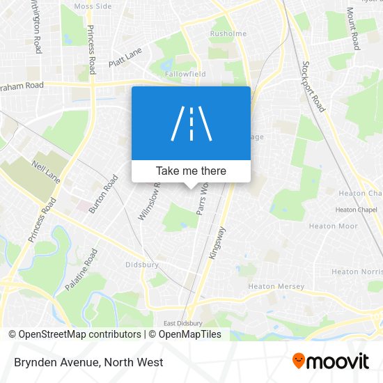 Brynden Avenue map