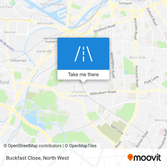 Buckfast Close map