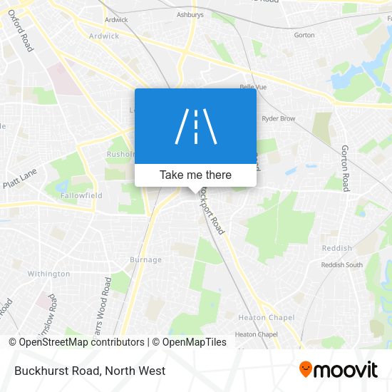 Buckhurst Road map