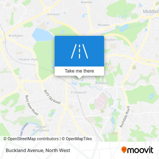 Buckland Avenue map