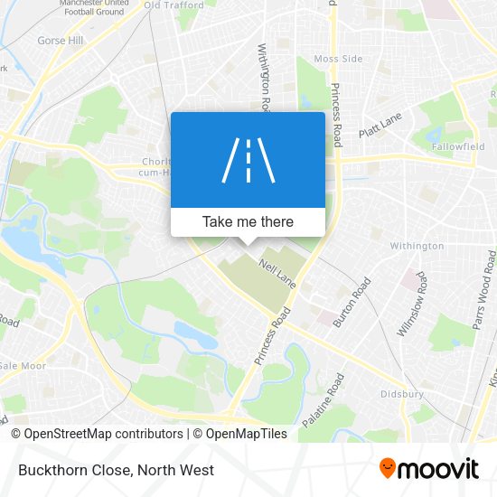 Buckthorn Close map