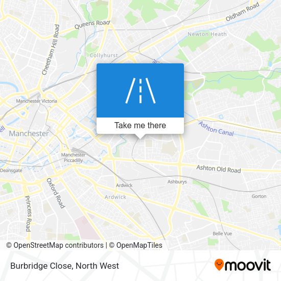 Burbridge Close map