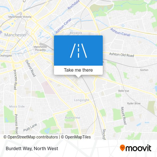 Burdett Way map