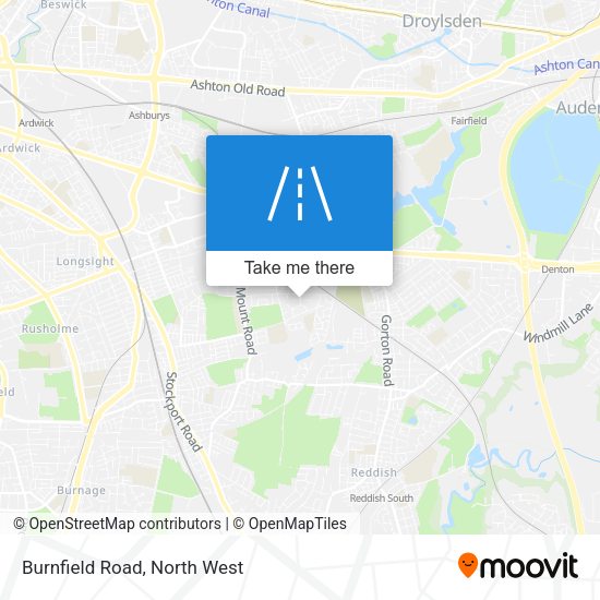 Burnfield Road map