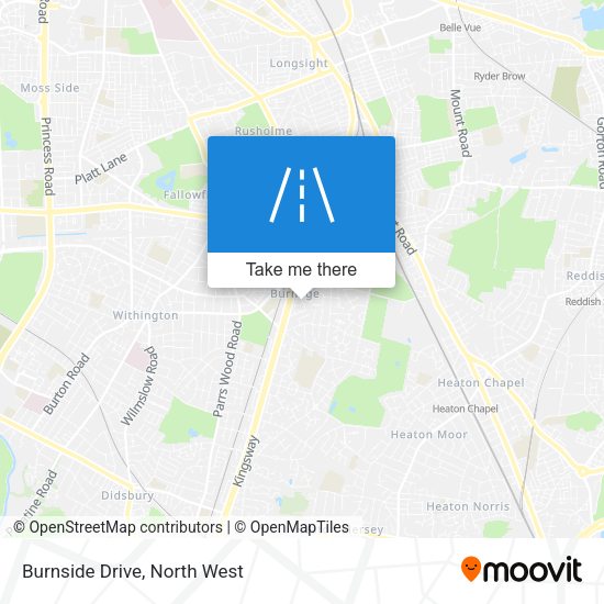 Burnside Drive map