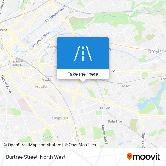 Burtree Street map
