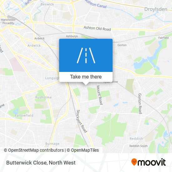 Butterwick Close map