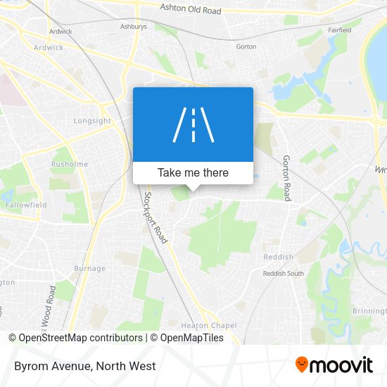 Byrom Avenue map