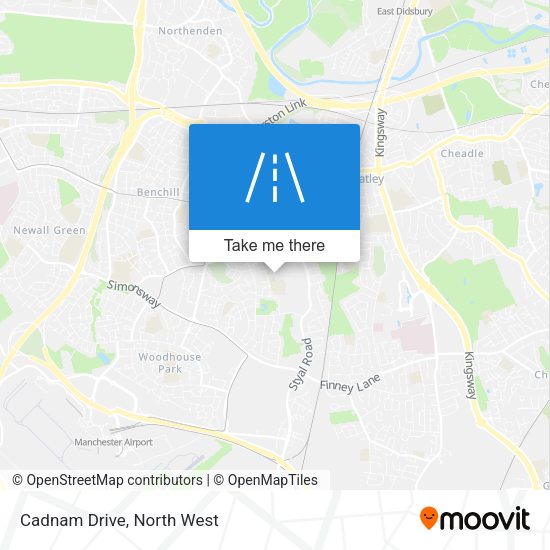 Cadnam Drive map