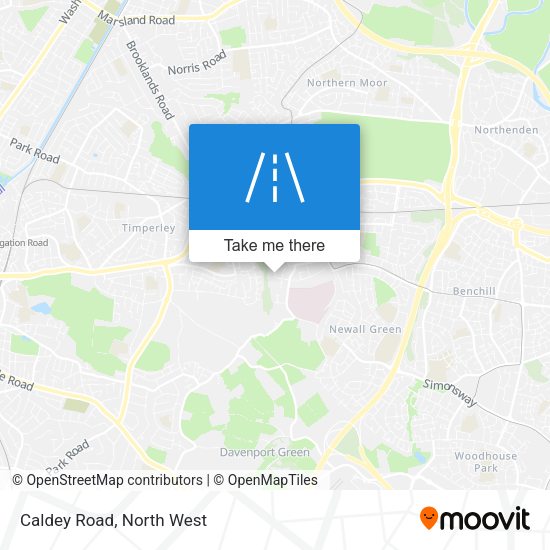 Caldey Road map