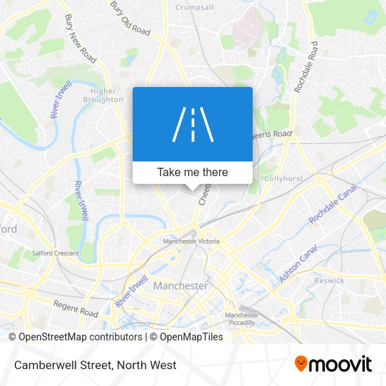 Camberwell Street map