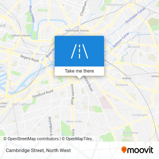 Cambridge Street map